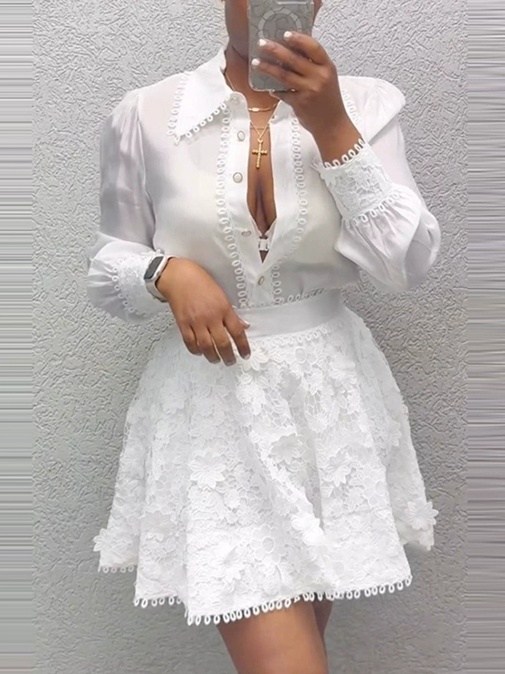 ZARA Summer Fashion Two Piece Top Skirt Set